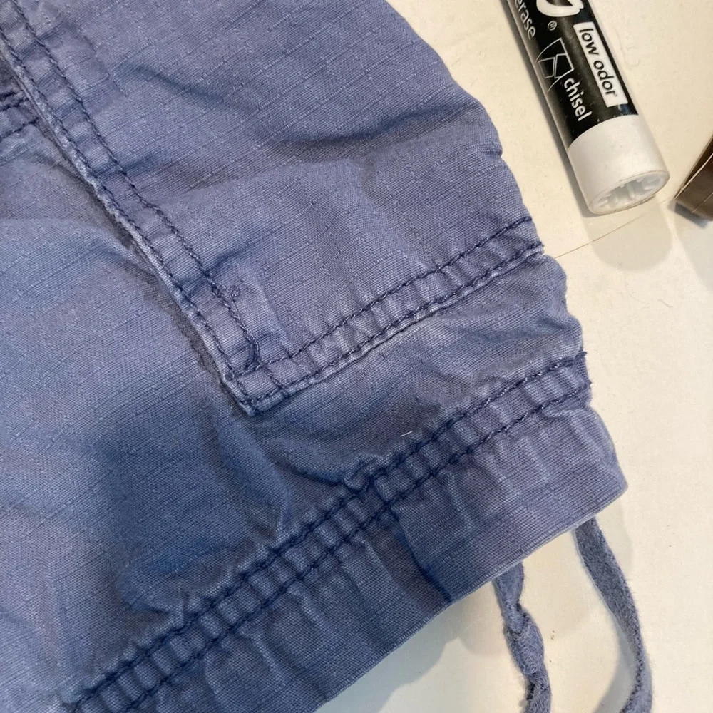 OP 100% Cotton Cargo Shorts Activewear Outdoorsy Pockets Blue/Denim Color